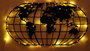 Wallity World Map Globe Led - Black